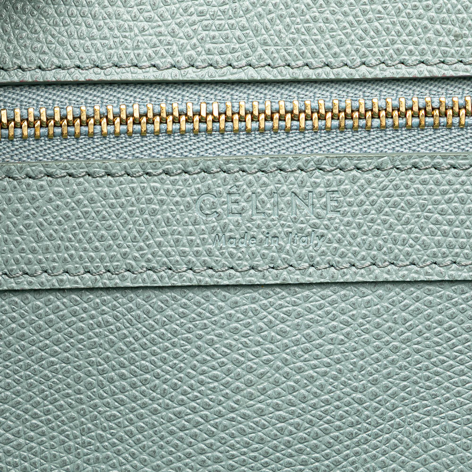 Celine Small Bicolor Leather Vertical Cabas