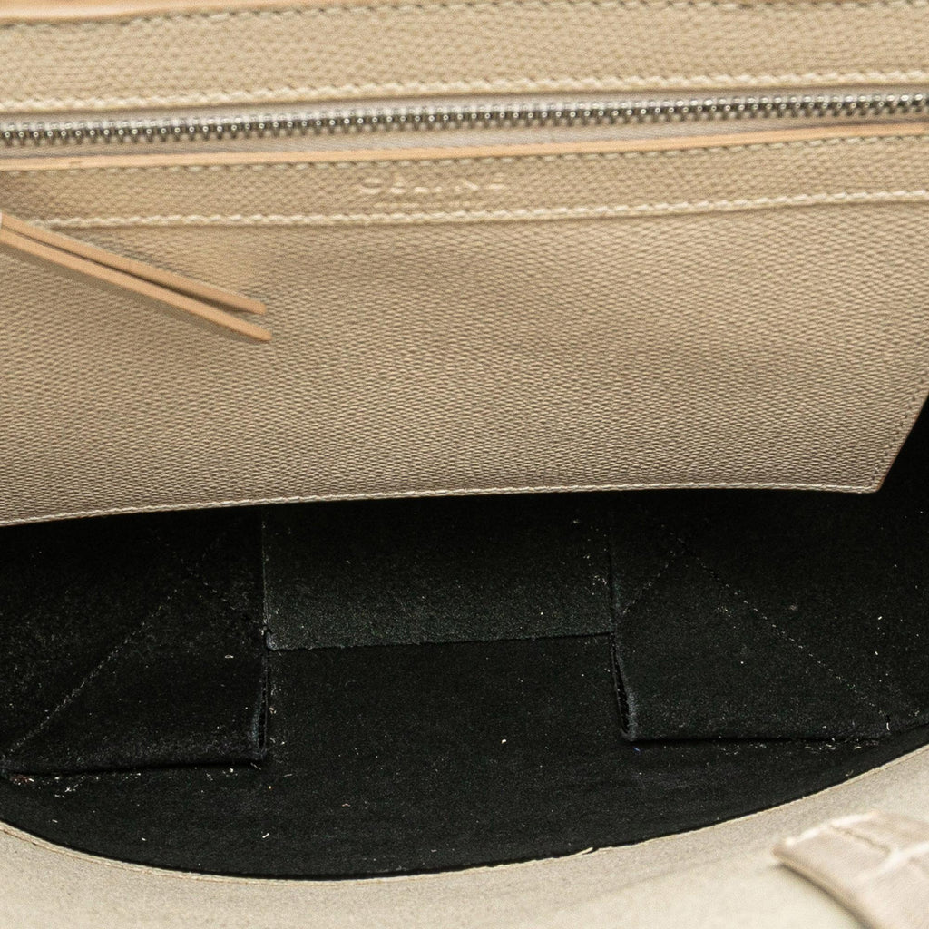 Celine Small Bicolor Leather Vertical Cabas