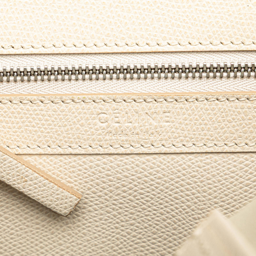 Celine Small Bicolor Leather Vertical Cabas