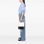 Celine Small Bicolor Leather Vertical Cabas