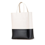 Celine Small Bicolor Leather Vertical Cabas