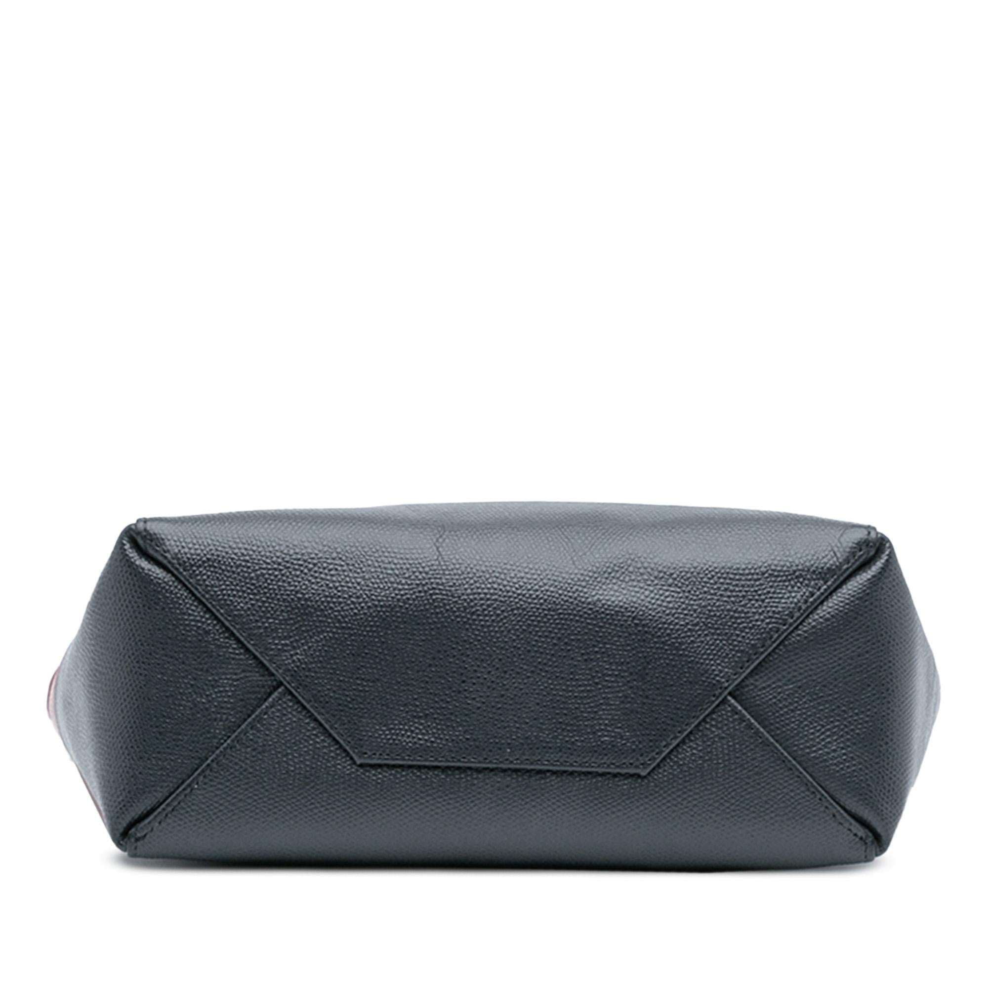 Celine Small Bicolor Leather Vertical Cabas