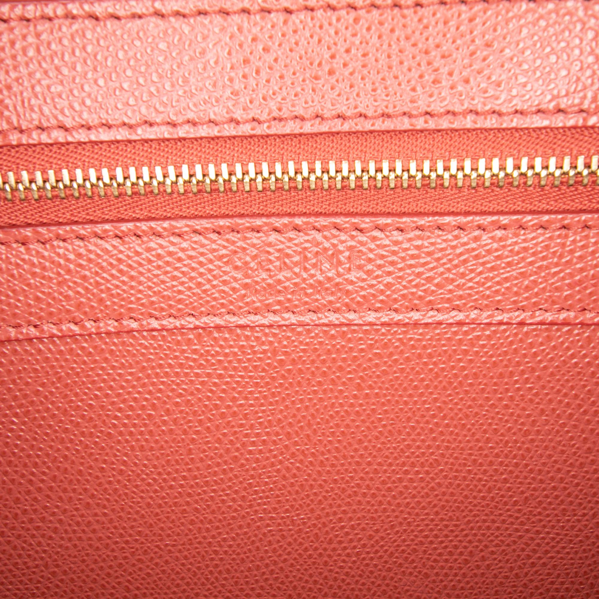 Celine Small Bicolor Leather Vertical Cabas
