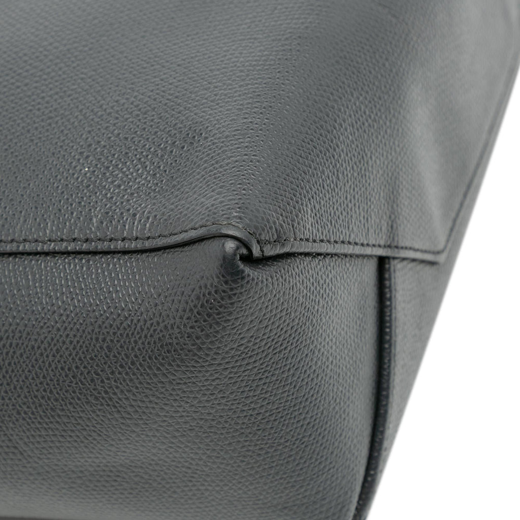 Celine Small Bicolor Leather Vertical Cabas