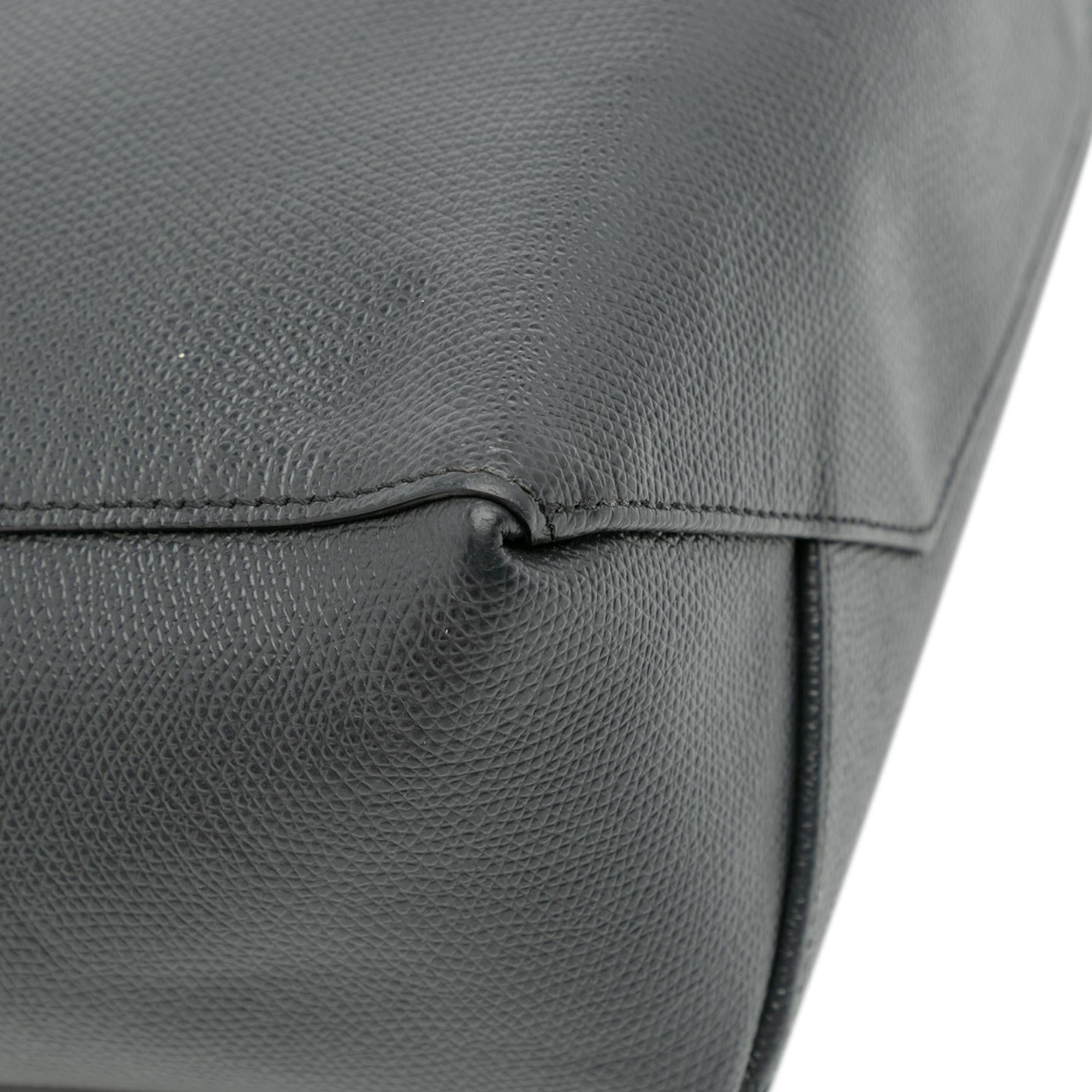 Celine Small Bicolor Leather Vertical Cabas