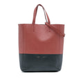 Celine Small Bicolor Leather Vertical Cabas