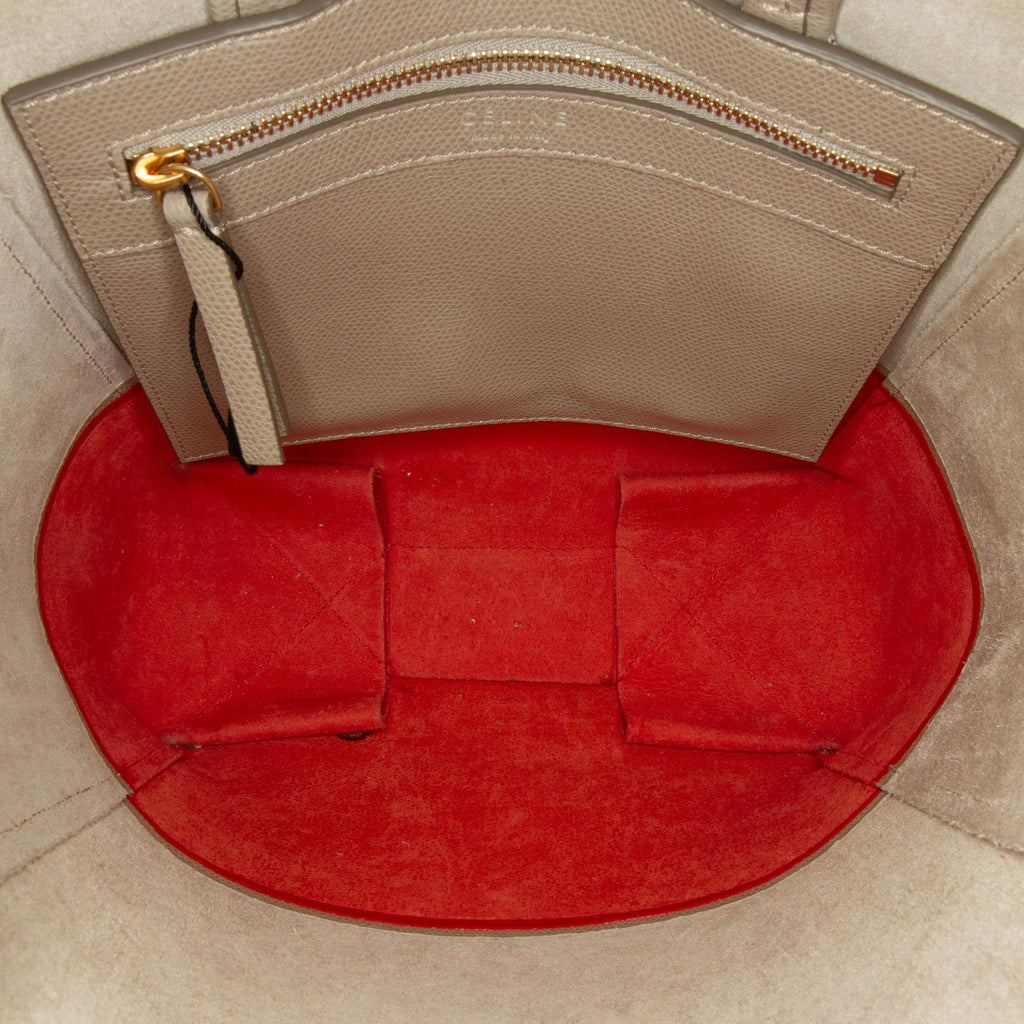 Celine Small Bicolor Vertical Cabas (SHG-EVkU72)