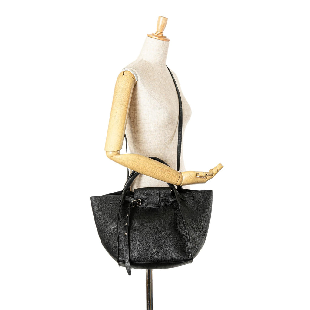 Celine Small Big Leather Satchel