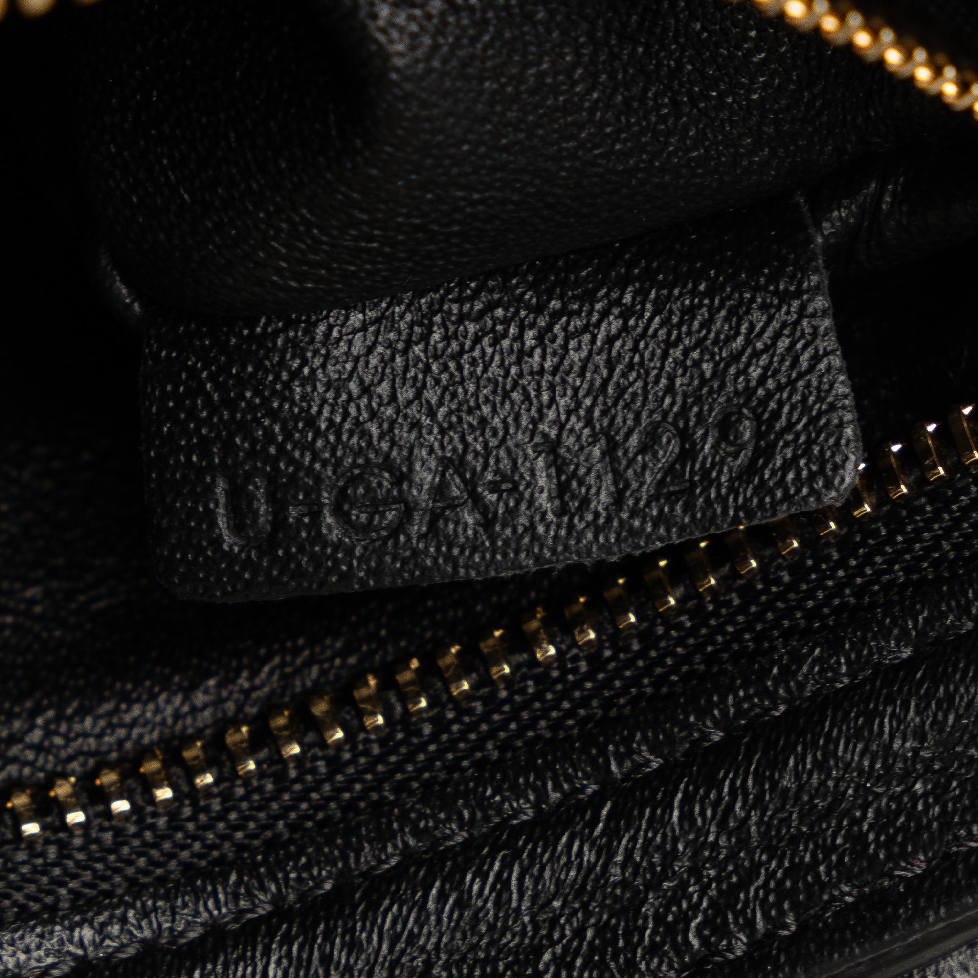 Celine Small C Striped Leather Bag