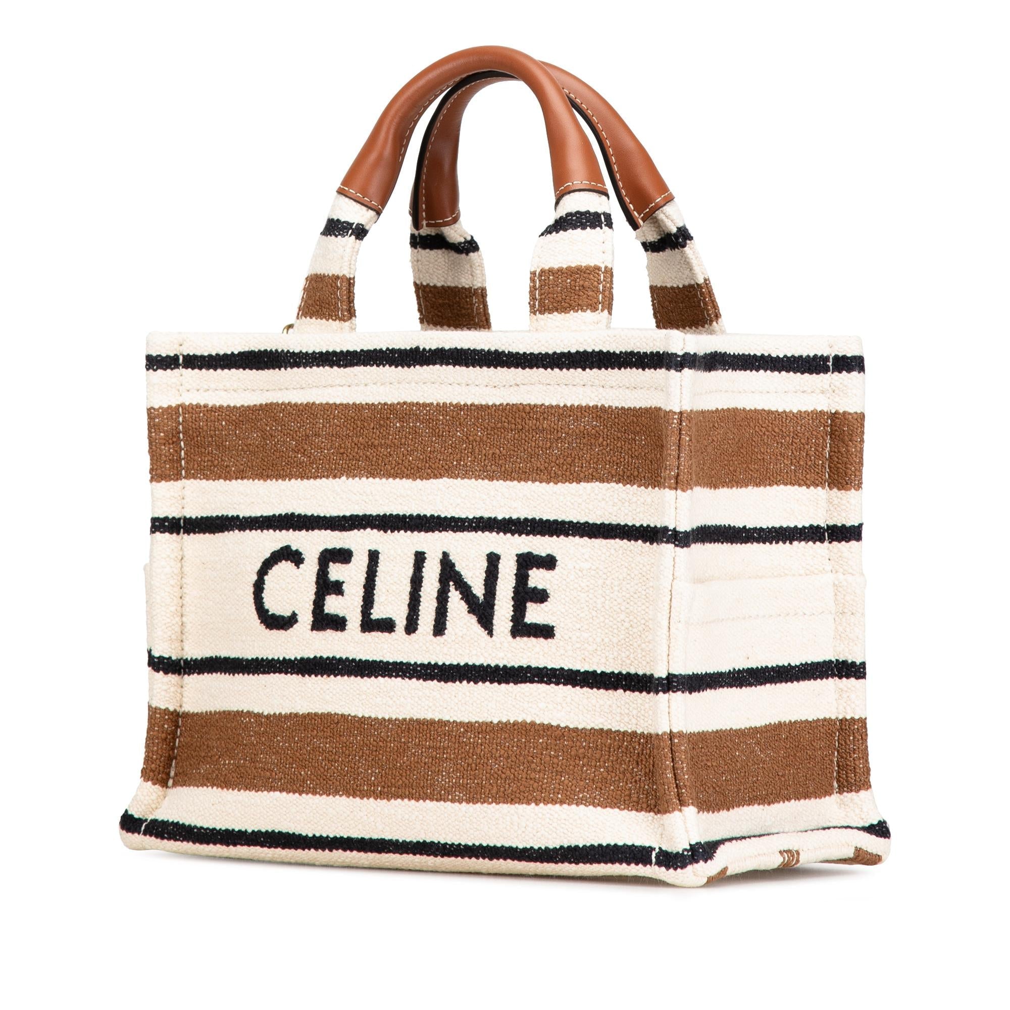 Celine Small Cabas Thais Satchel (SHG-eCFMbG)