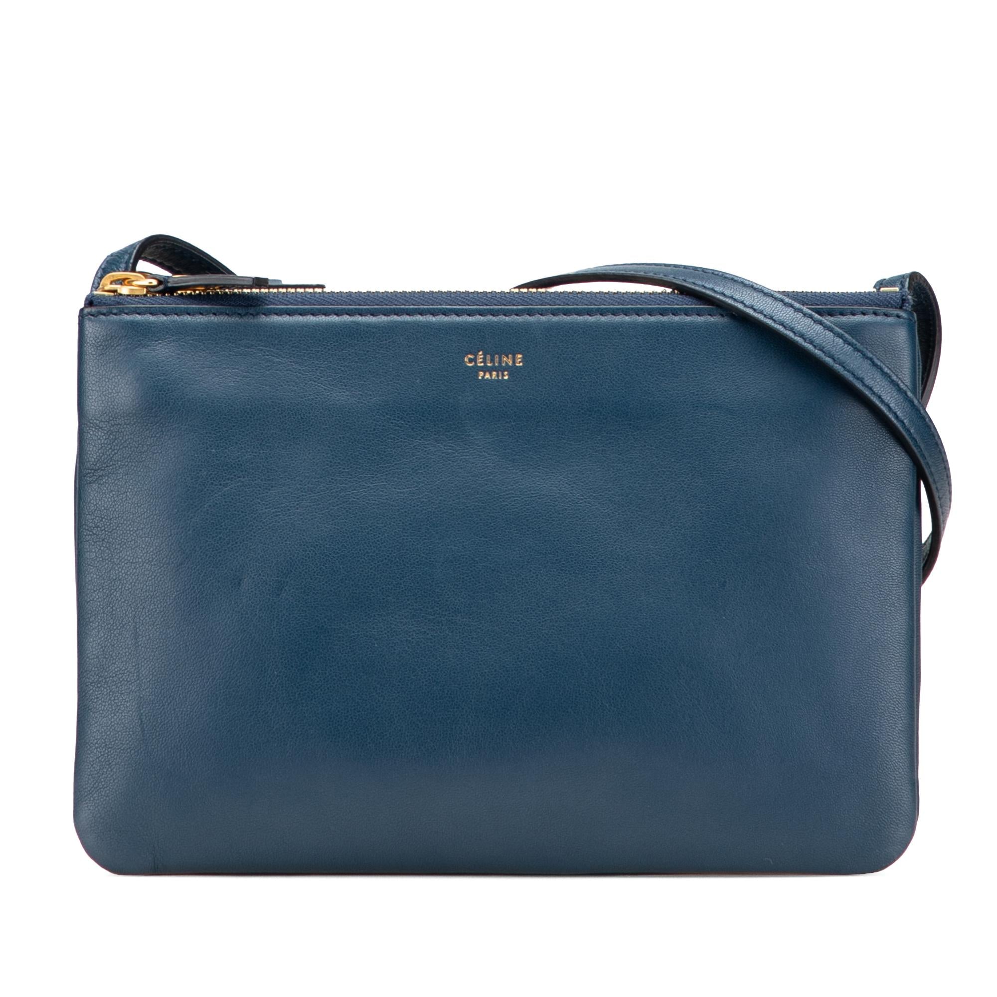 Celine Small Lambskin Trio Crossbody
