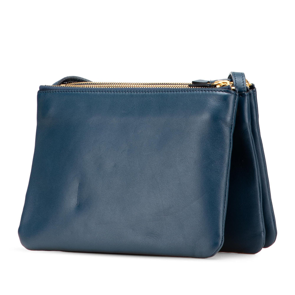 Celine Small Lambskin Trio Crossbody