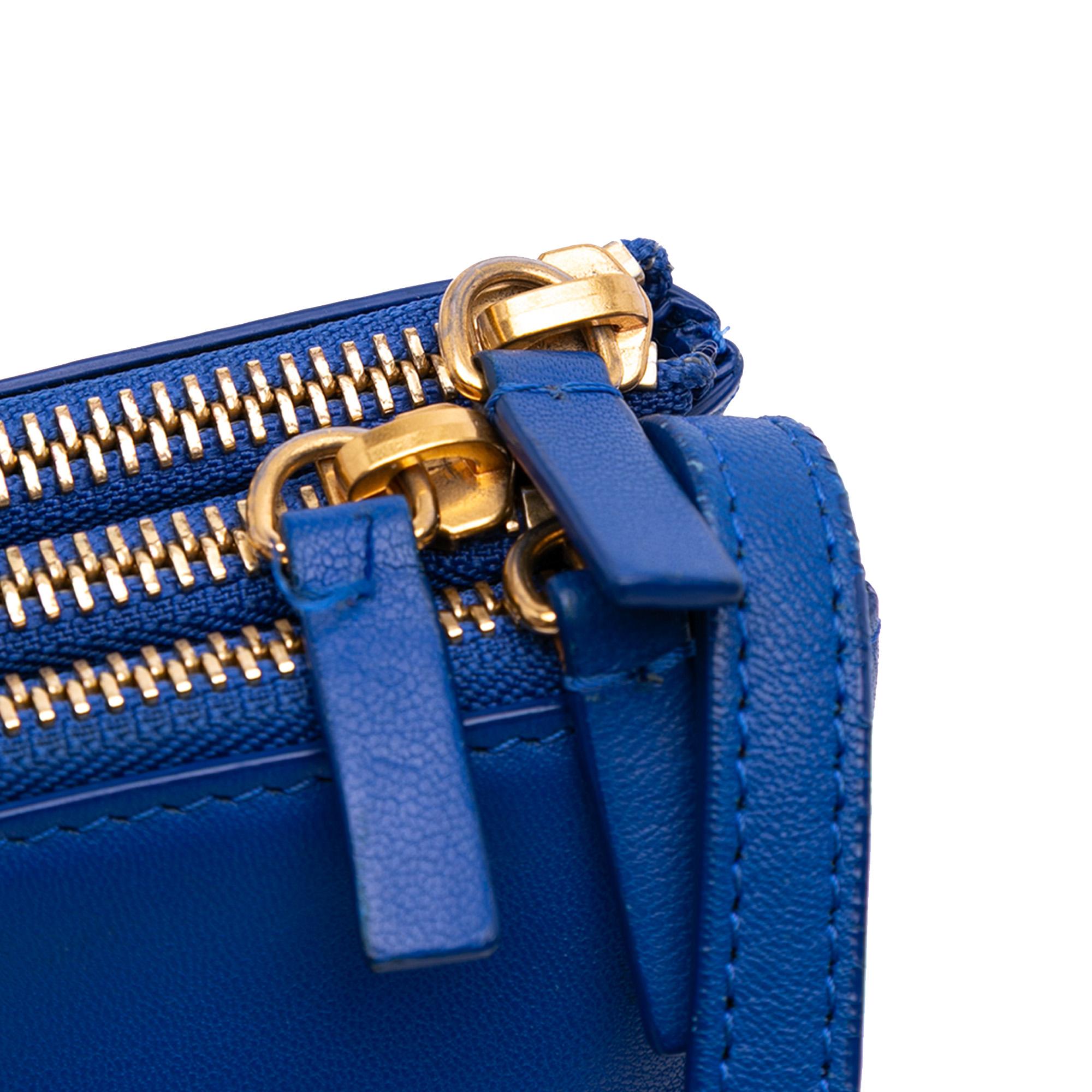 Celine Small Lambskin Trio Crossbody