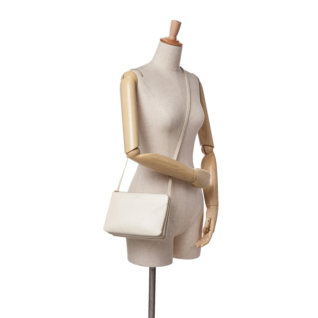 Celine Small Lambskin Trio Crossbody