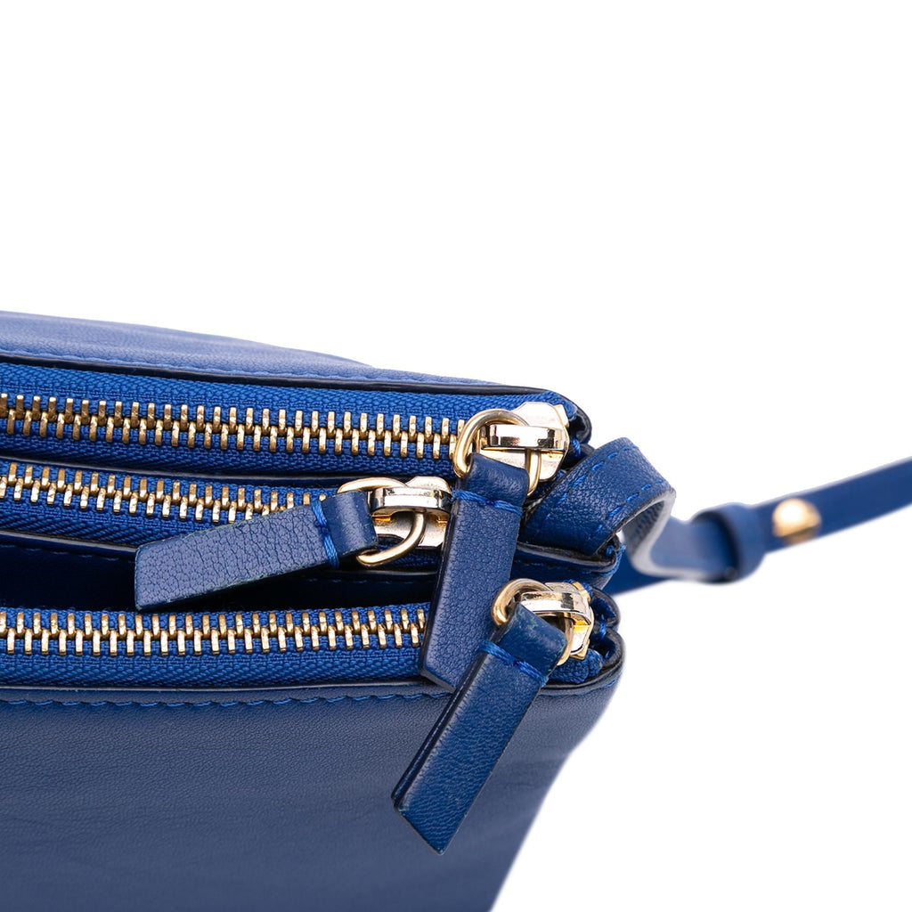 Celine Small Lambskin Trio Crossbody