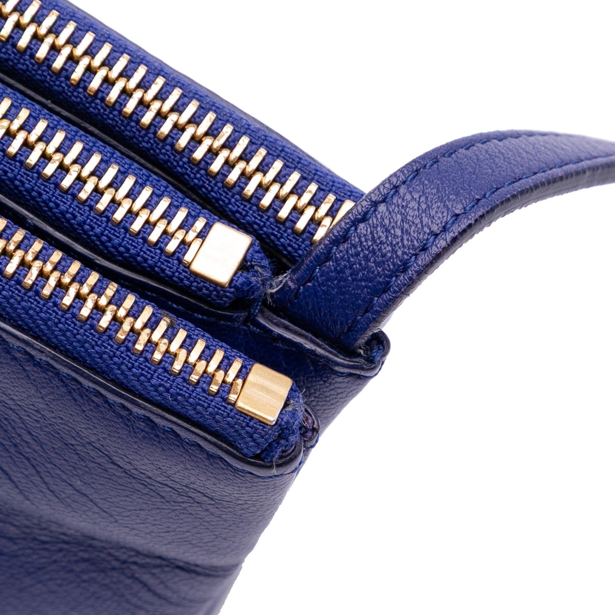 Celine Small Lambskin Trio Crossbody
