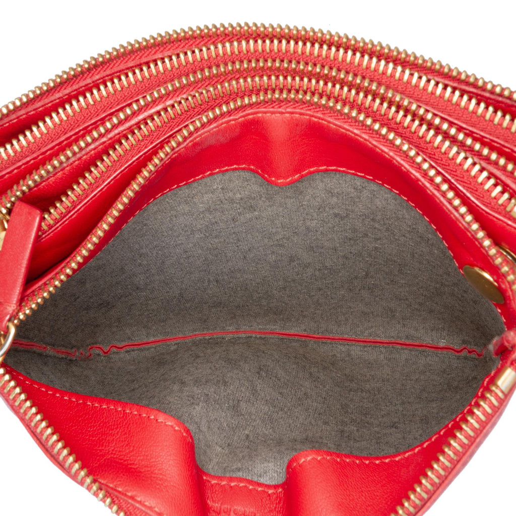 Celine Small Lambskin Trio Crossbody