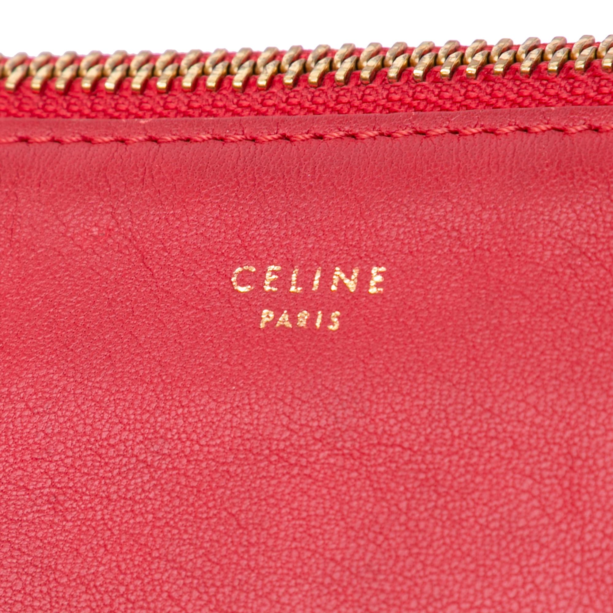Celine Small Lambskin Trio Crossbody