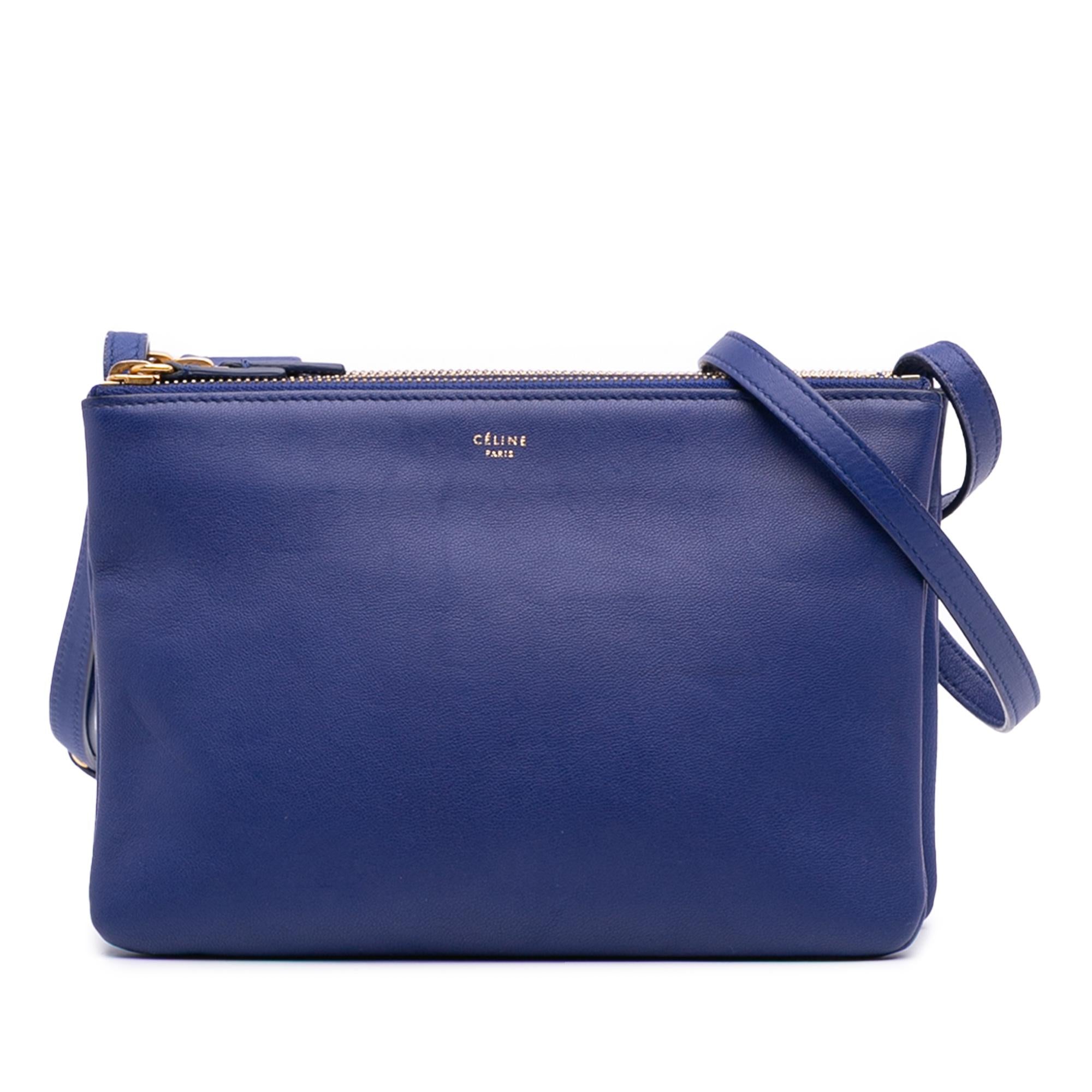 Celine Small Lambskin Trio Crossbody
