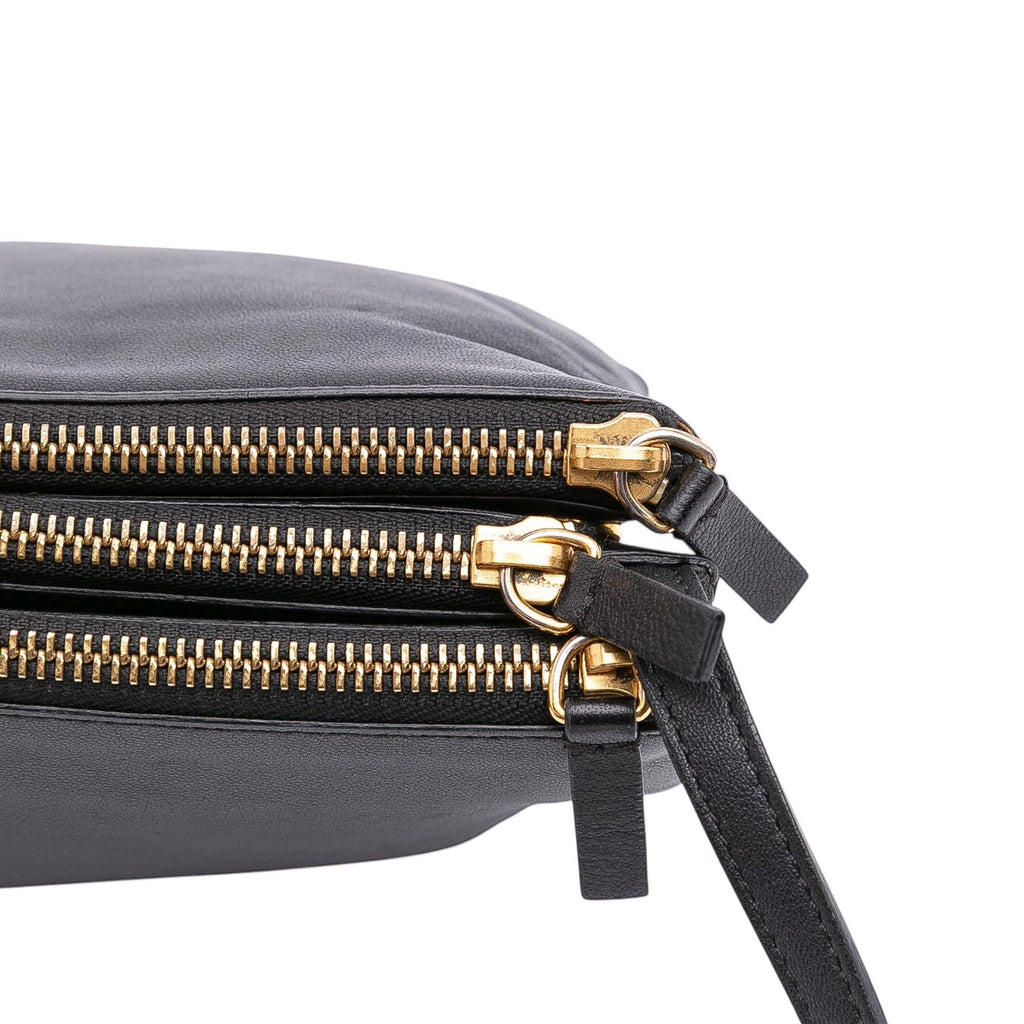 Celine Small Lambskin Trio Crossbody