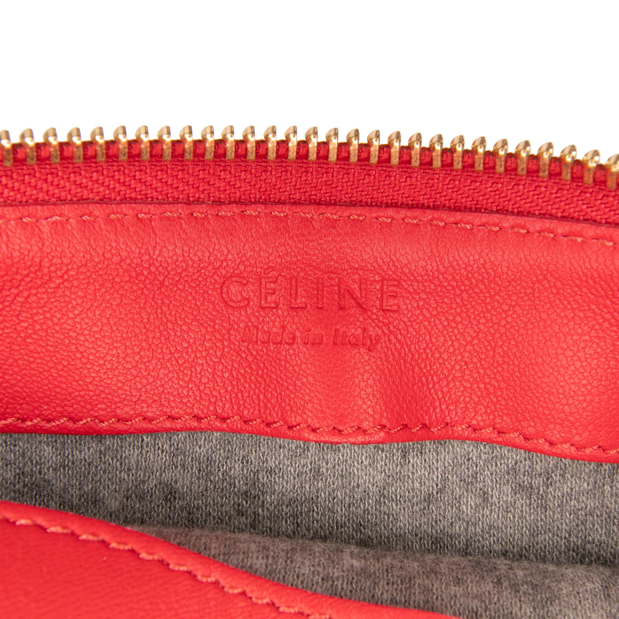 Celine Small Lambskin Trio Crossbody