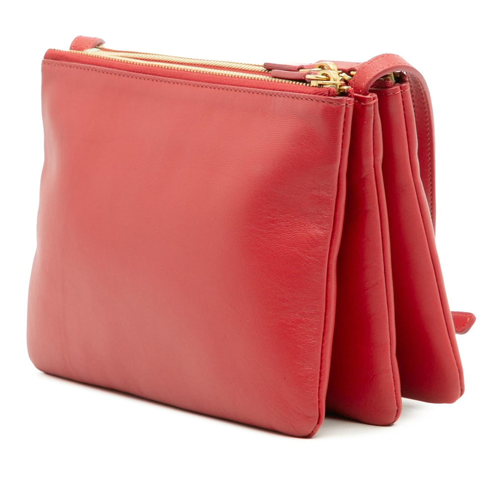Celine Small Lambskin Trio Crossbody