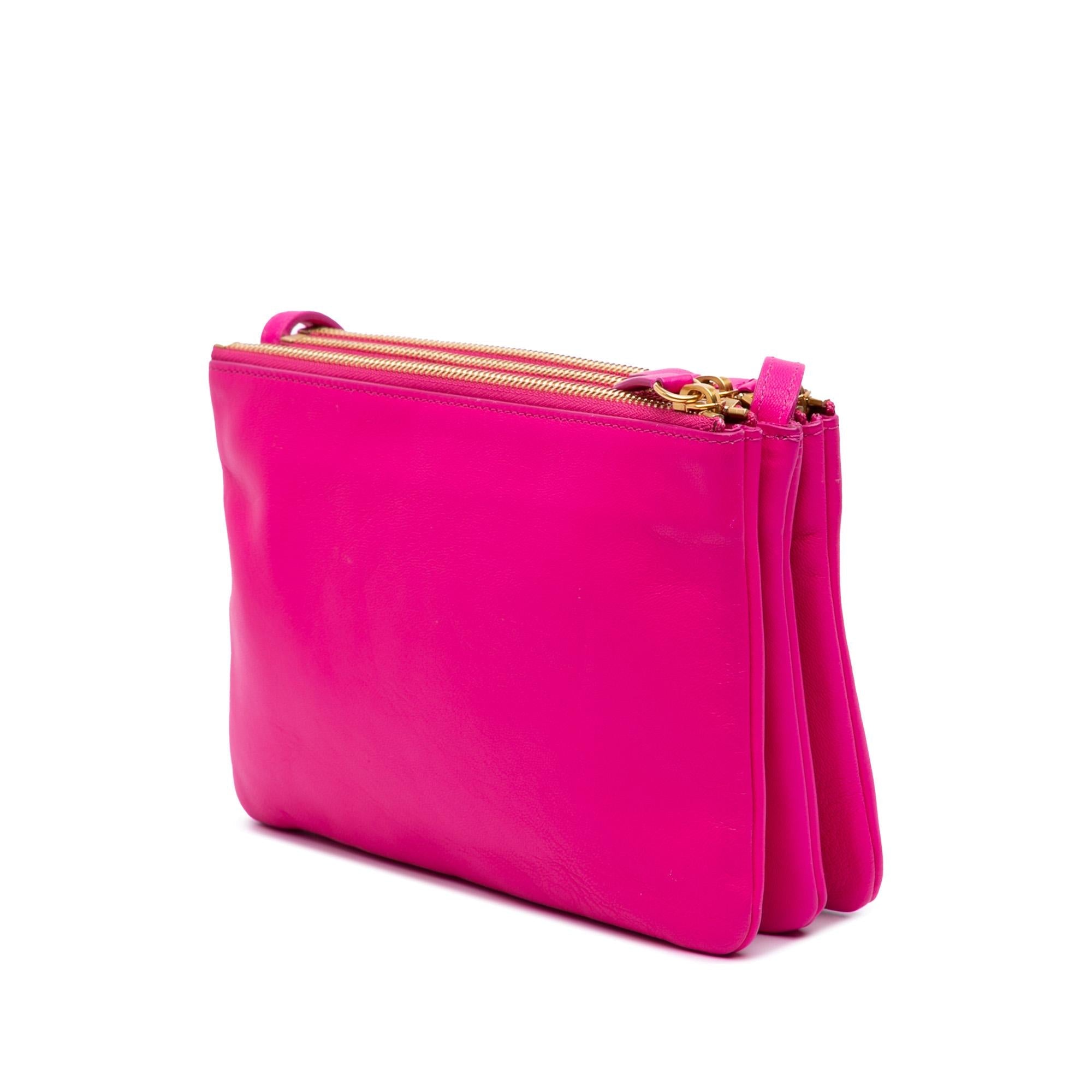 Celine Small Lambskin Trio Crossbody
