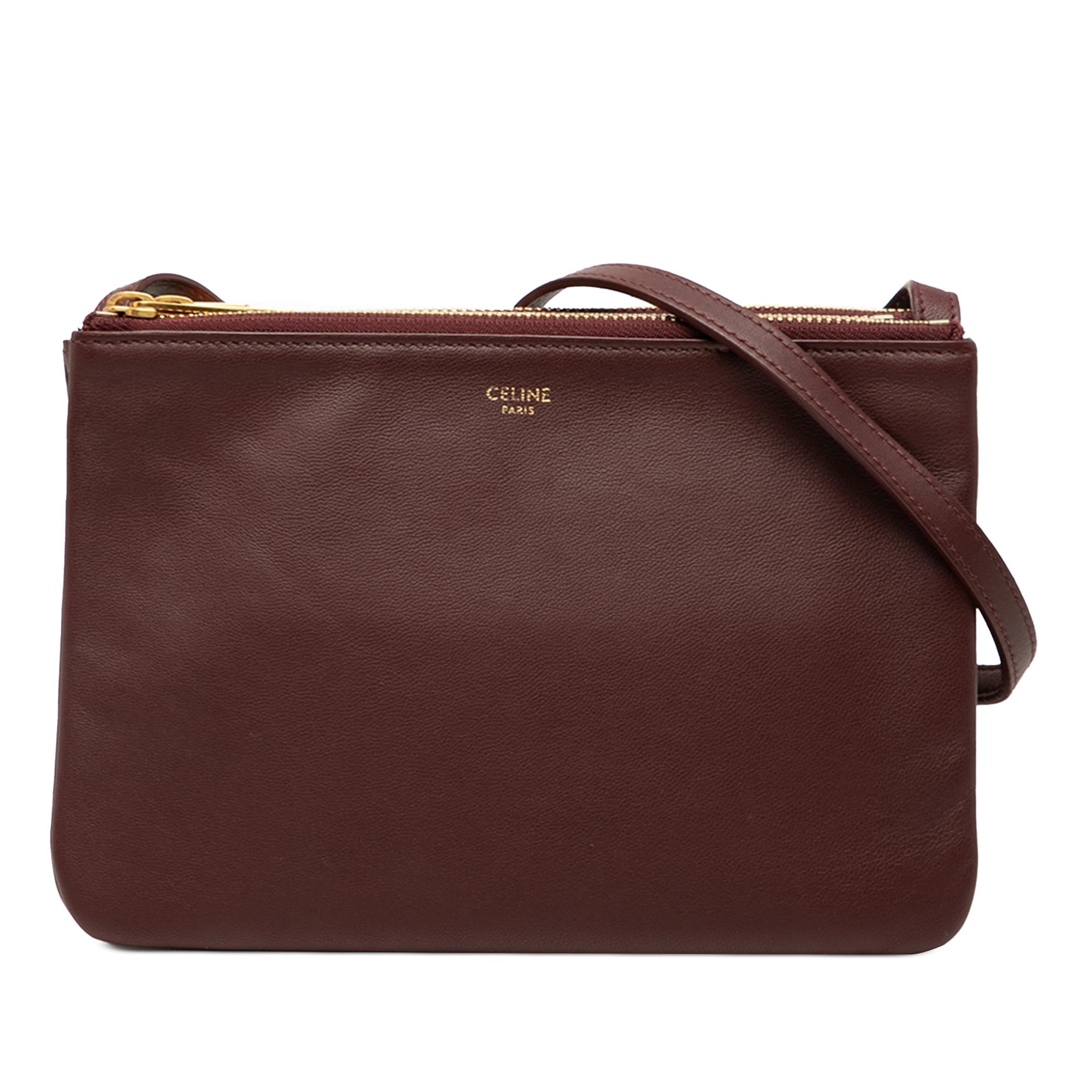Celine Small Lambskin Trio Crossbody