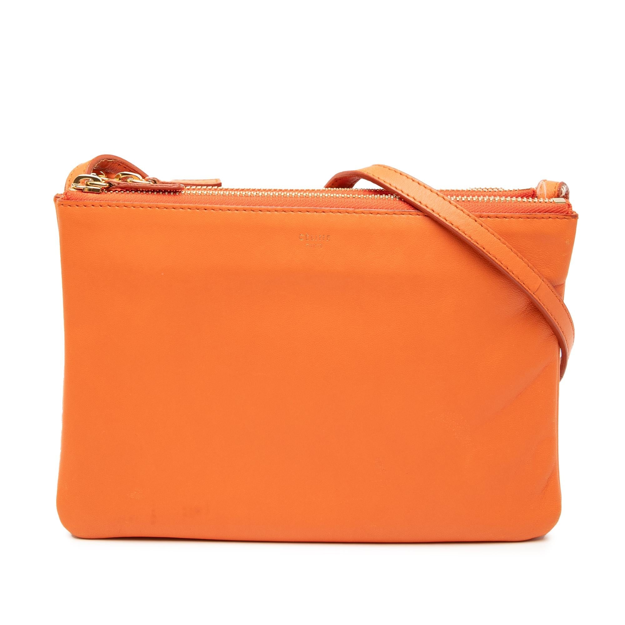 Celine Small Lambskin Trio Crossbody