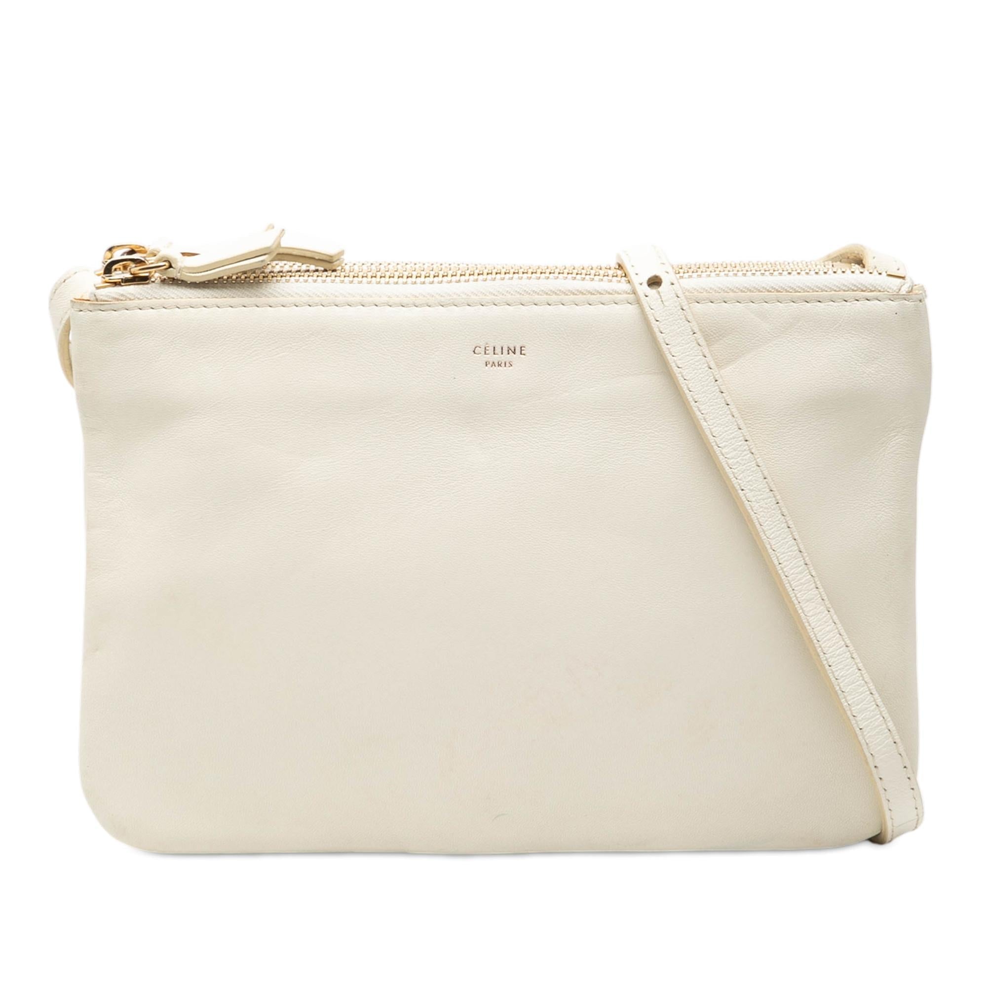 Celine Small Lambskin Trio Crossbody