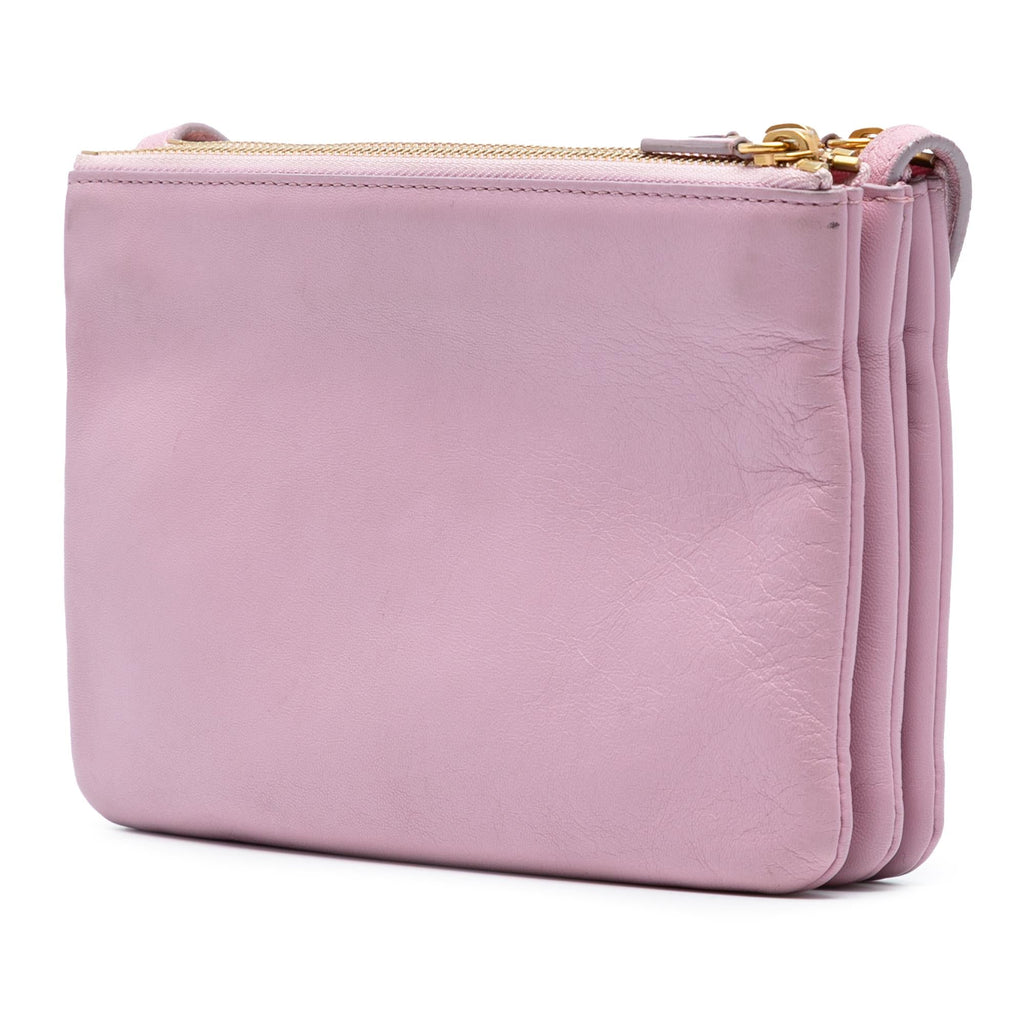 Celine Small Lambskin Trio Crossbody