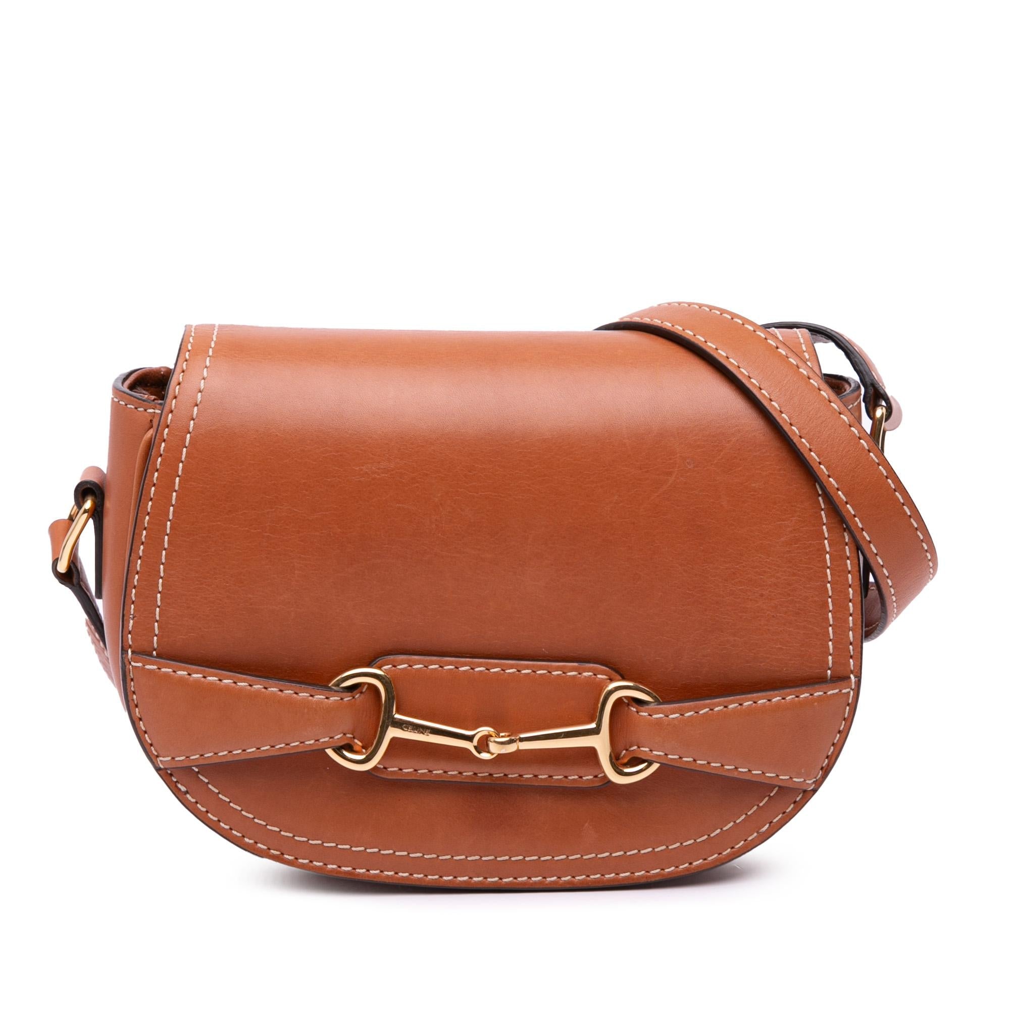 Celine Small Leather Crecy Flap Crossbody