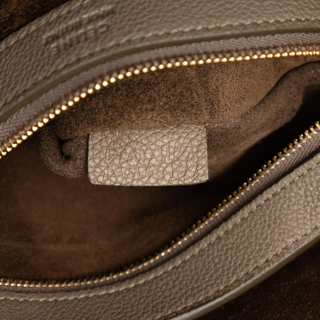 Celine Small Leather Phantom Cabas Tote