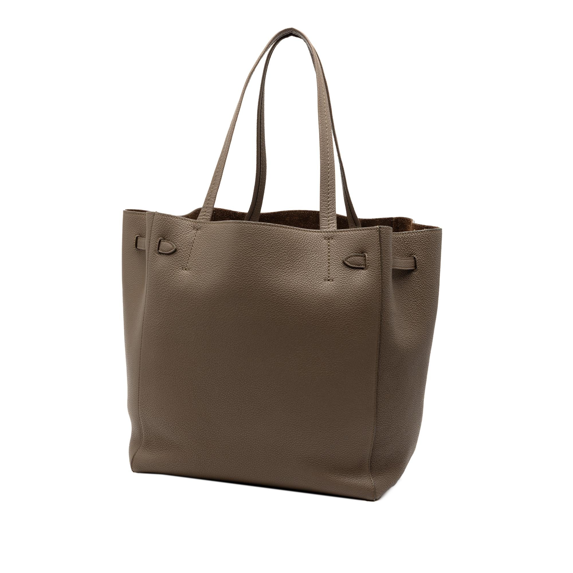 Celine Small Leather Phantom Cabas Tote