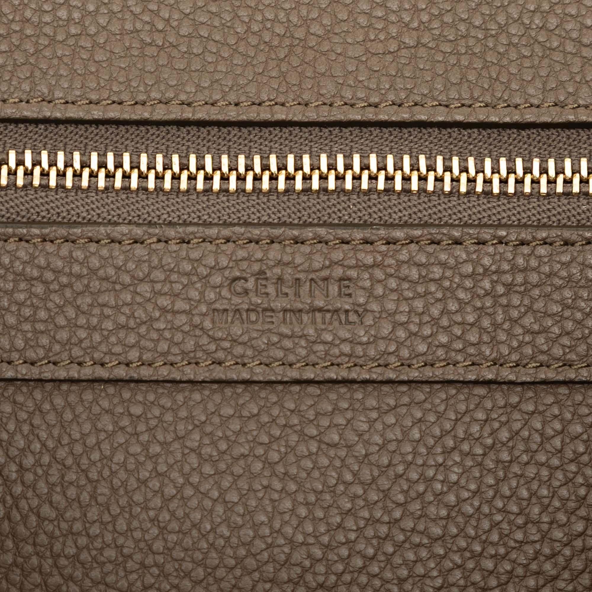 Celine Small Leather Phantom Cabas Tote