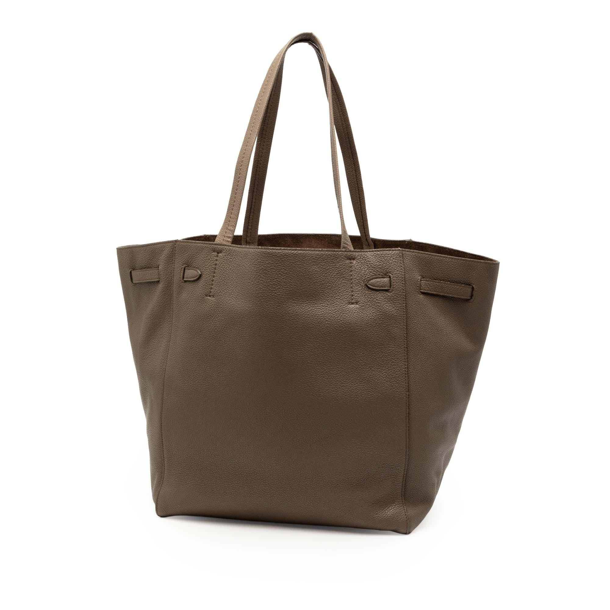 Celine Small Leather Phantom Cabas Tote