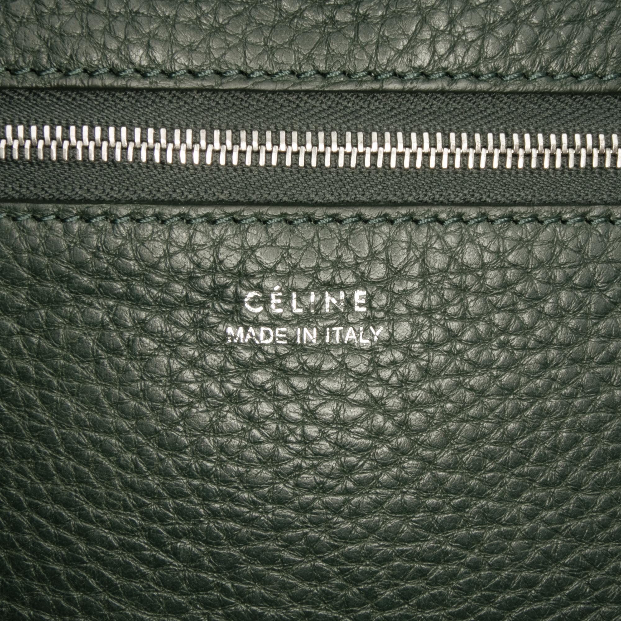 Celine Small Leather Seau Sangle Bucket Bag