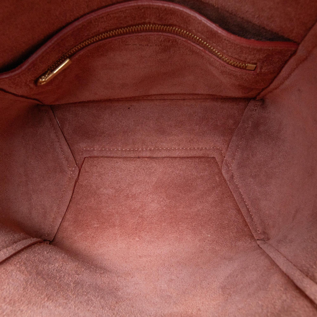 Celine Small Leather Seau Sangle