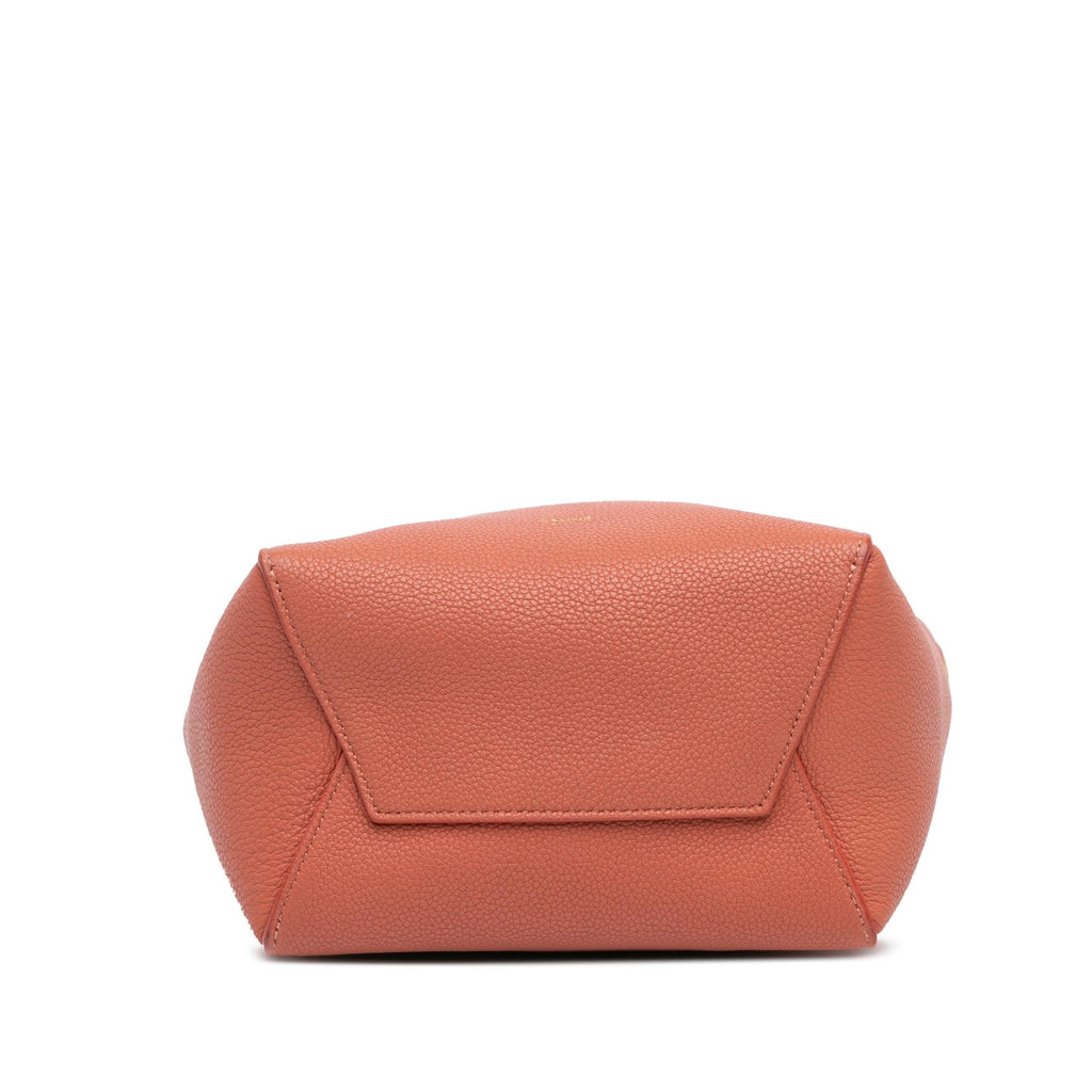 Celine Small Leather Seau Sangle