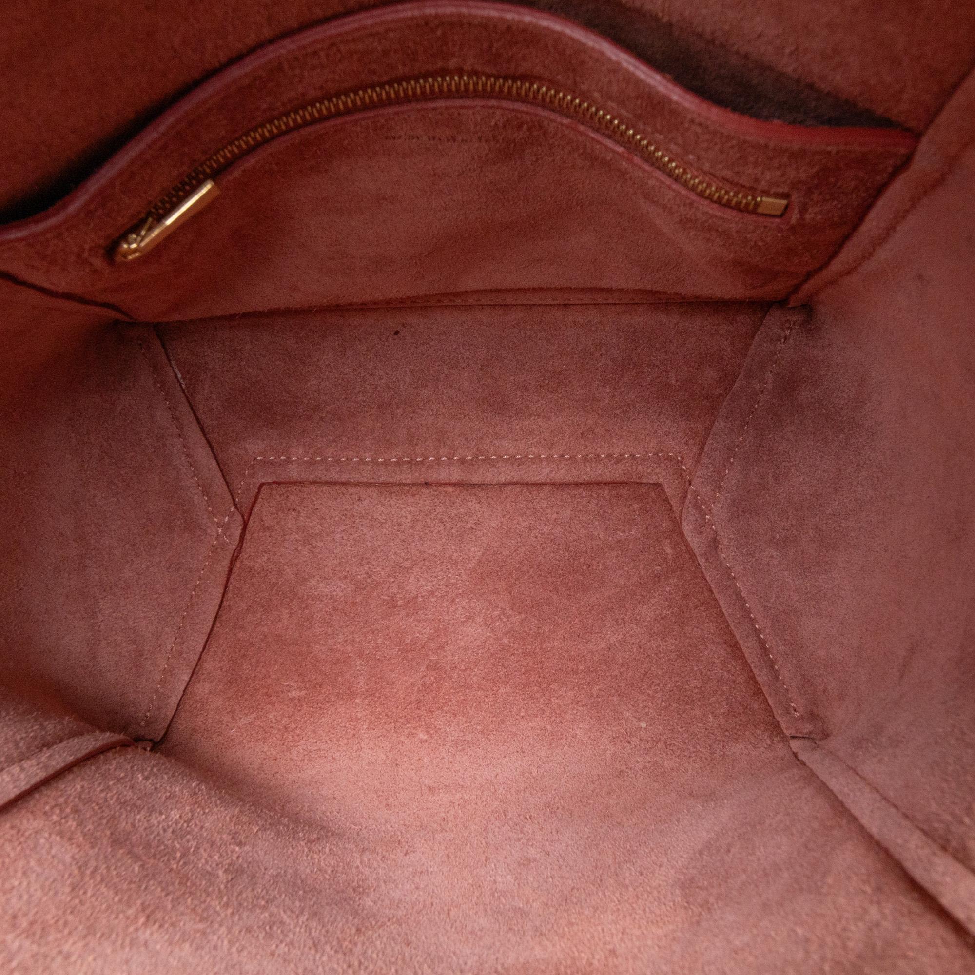 Celine Small Leather Seau Sangle