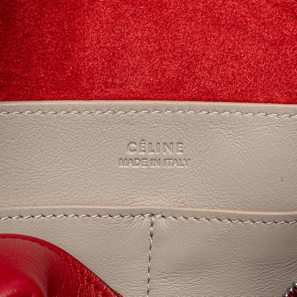 Celine Small Leather Soft Cube Bag