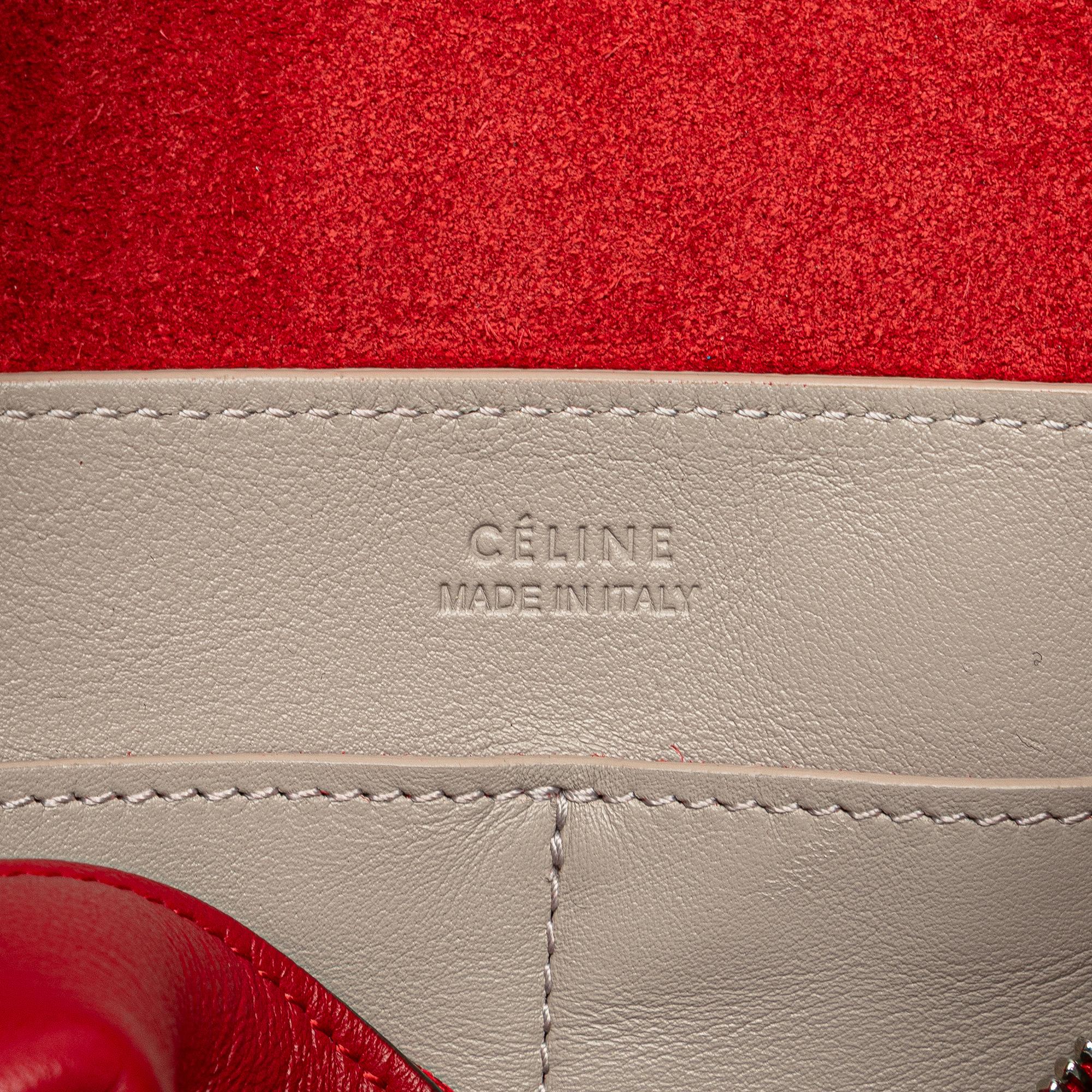Celine Small Leather Soft Cube Bag