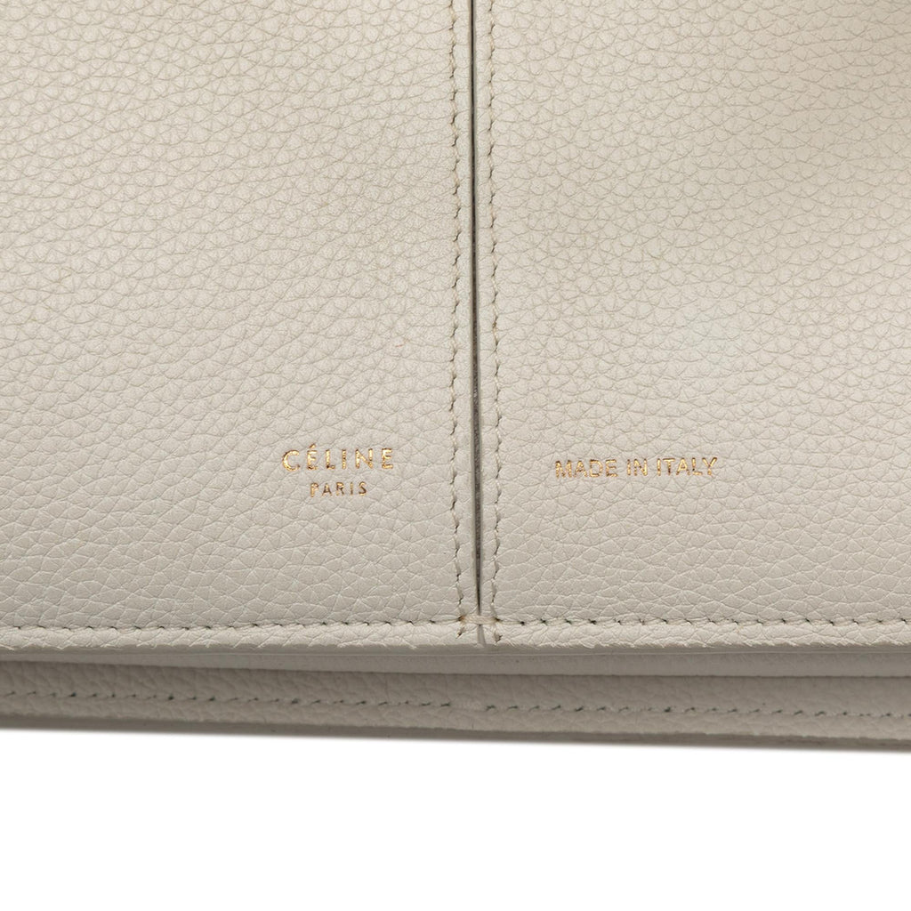 Celine Small Leather Trifold Tote
