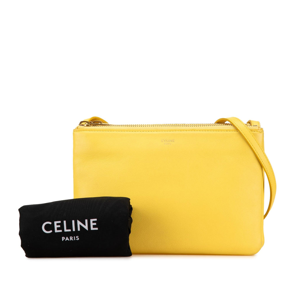 Celine Small Leather Trio Crossbody