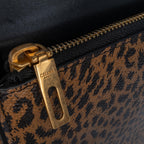 Celine Small Leopard Business Bag