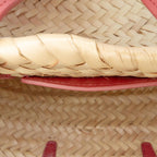 Celine Small Raffia Cuir Triomphe Classic Panier Tote
