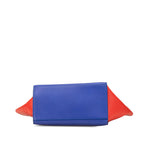 Celine Small Tricolor Leather Trapeze Satchel
