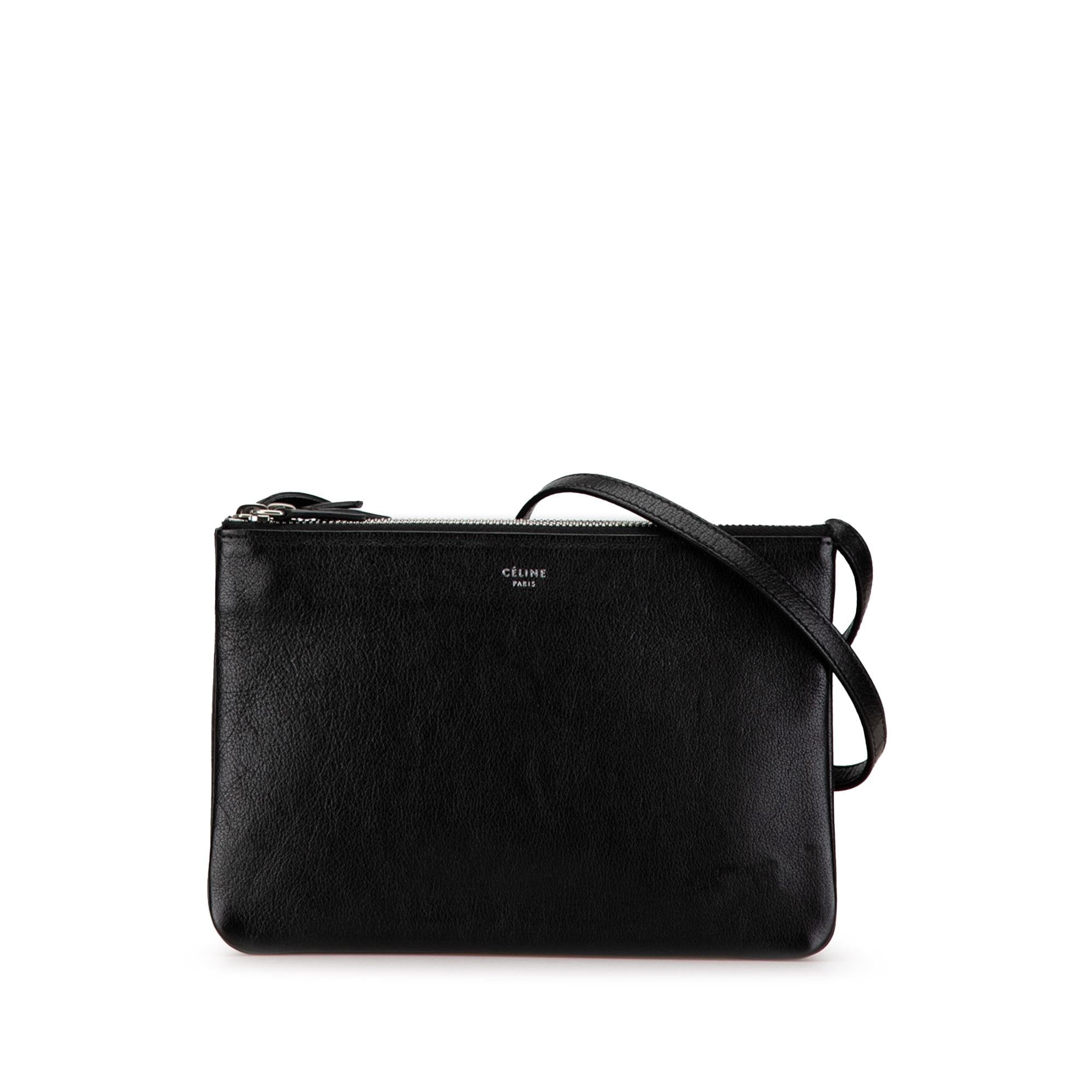 Celine Small Trio Leather Crossbody (SHG-enQVy8)