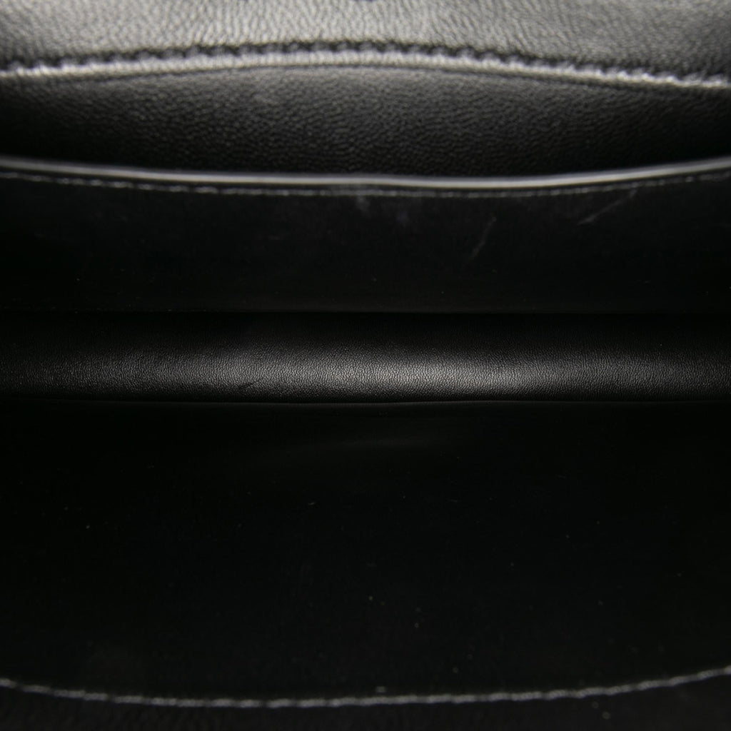 Celine Small Triomphe Coated Canvas Box Cartable Briefcase