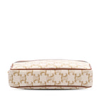 Celine Small Triomphe Coated Canvas Patapans Shoulder Bag